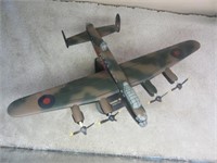 Lancaster MK-1 Heavy Bomber made of wood, 1/72