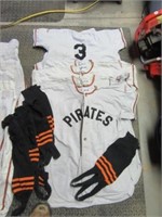 Vintage wool baseball uniforms from the 1960's.