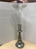 Sheffield Reproduction On Copper Candle Stick
