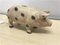 Cast Iron Pig Figure
