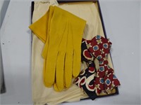Antique Opera gloves and bow ties