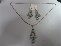 14K GF Necklace and Earring Set