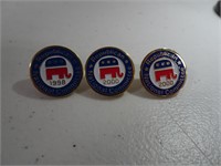 Republican National Comittee 1998, 2000 pins