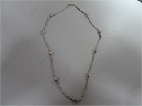 .925 Silver Necklace 18"