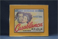 "Casablanca" Movie Poster