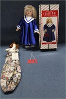 2 Dolls - Aunt Rose & Christmas Around the World