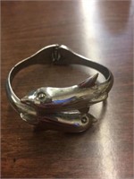 DOLPHIN CUFF BRACELET MARKED 925