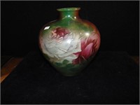 Hand Painted Rose Vase