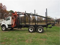 Like New 2006 Sterling Logging Truck w/Knuckleboom