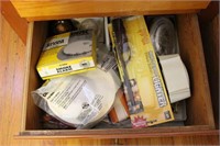 Contents of right side of cabinet