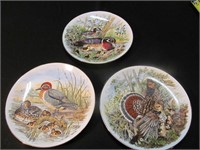 Game Birds of the South plates, 8.5 "