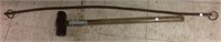 Sledge Hammer, Wooden handle, 32" L