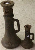 Two Bottle Jacks, one 17" Tall, one 9" Tall