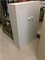 Two Door Storage Cabinet, 36" T X 24" W X 8.5 D