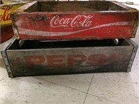 Pepsi & Coca-Cola Wooden Cases