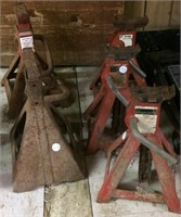 Five Car Jack Stands, Three 2 Ton, One 2.5 Ton