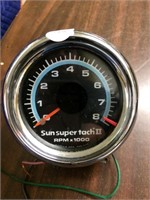 Sun Super Tachometer 8000 RPM, For Hot Rods