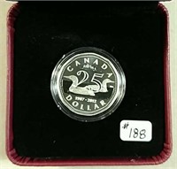 2012  RCM 25th Anniversary $1 Silver Loonie