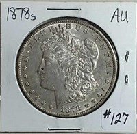 1878-S  Morgan Dollar  AU