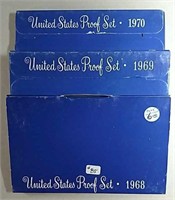 1968, 69 & 70  US. Mint Proof sets