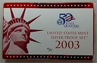 2003  US. Mint Silver Proof set