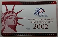 2002  US. Mint Silver Proof set