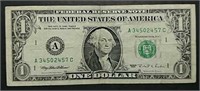 1995  $1 FRN  Web-Fed Press  Green seal  VG