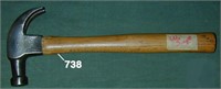 WINCHESTER wooden handled claw hammer