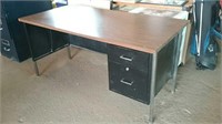 Metal Desk with drawers  60" x 30" x 29"