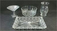 Vase, Bowl, candy dish and tray