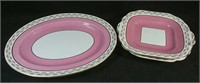Aynsley China : One serving platter and two cake