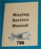 Maytag Service Manual and a MAYTAG wrench