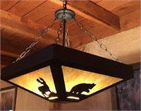 Black decorative animal design lamp #5