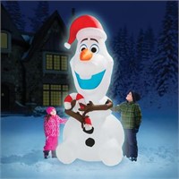Hammacher Schlemmer 8' Inflatable Olaf. Preowned