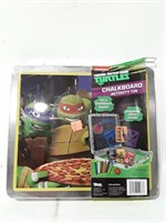 New Ninja Turtles Chalkboard Activity Tin. Handle