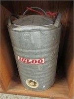 Galvanized Igloo Water Cooler
