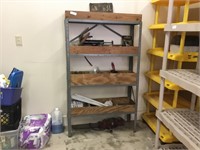 Customized metal tool shelving unit