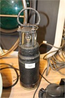 Vintage Admiralty miner's lamp,