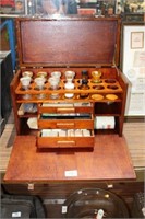 Original portable apothecary cabinet,