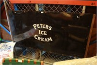 Rare Peter's ice crean original enamel on tin