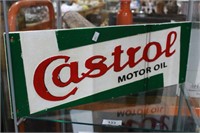 Castrol motor oil metal sign,