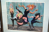 Wooly, 'Dance Class', 1991, acrylic on canvas