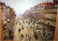 W.L. Crump, 'Boulevard Montmartre Afternoon Sun',