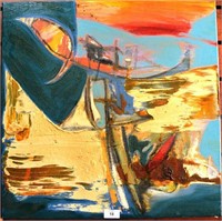 Mark Davis, 'Sailing', oil on canvas,