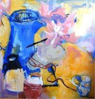 Robyn Morello, still life, jugs & flowers