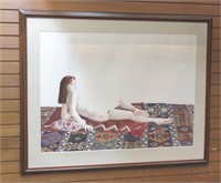 Large Nude Watercolor by David Remfry