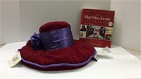 THE RED HAT SOCIETY COOKBOOK  + RED HAT SHAPED