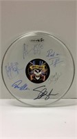 GUNS AND ROSES SIGNED DRUMHEAD