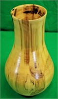 12" wood Vase/Carafe
