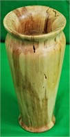 10 5/8" Felt Bottom Wood Vase